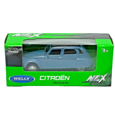 Citroen Dyane Blue Welly NEX 1:60 1:64 Scale 52443 Diecast Toy Car