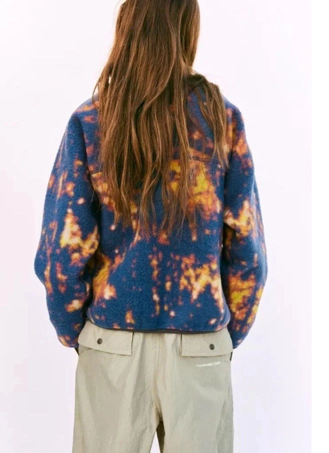 Zara Fleece Jacket With Wool X And Wander Multicoloured Size S Ref 0518/045 - Image 4 of 4