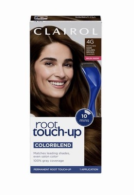 Clairol Root Touch-Up by Nice'n Easy Permanent Hair Dye, 4G Dark Golden Brown