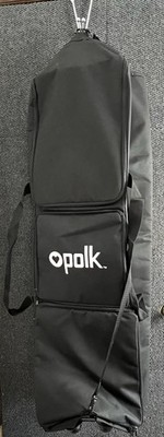 Polk Audio React Sound Bar & Speakers Equipment Duffle Bag Black Nylon