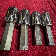 Snap On Tools 4pc Hex Bit Driver Socket 1/2 Snap On Tools 4pc Hex Bit Driver Socket 1/2
