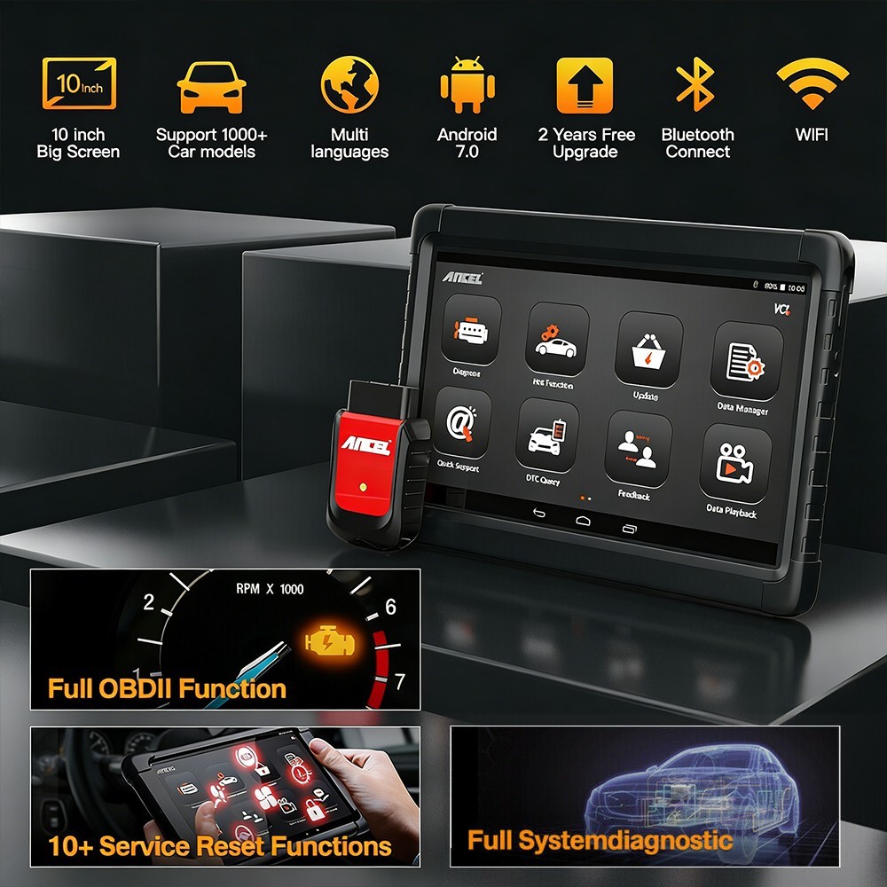 Dispositivo diagnostico Ancel X6 OBD2 10" foto 2