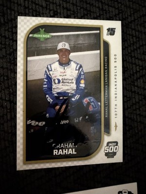 2024 Parkside Indy Car Trading Card 500 Signed Graham Rahal