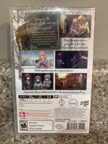 Heart Of The Woods (Nintendo Switch, 2021) Limited Run BRAND NEW SEALED BOX SHIP