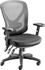 Ergonomic Task Chair, Mesh, Bla, 2-Pa