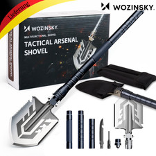 Multifunktionsschaufel Survival Bushcraft Klappspaten mit Säge Outdoor Edelstahl