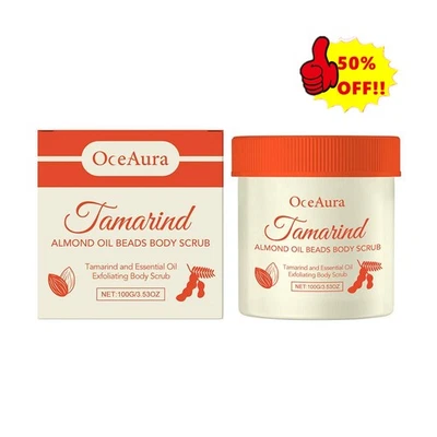 _-Almond Oil Beads Body Scrub, Tamarind and Essential Oil Exfoliating Body Scrub - Bild 1 von 4