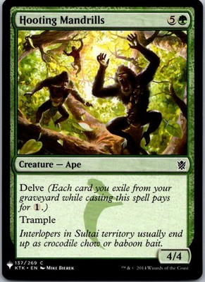Hooting Mandrills The List Reprints NM Normal