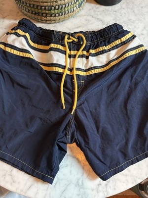 mens bathing suit medium Navy