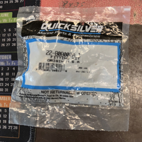 New Mercury Mercruiser Quicksilver Oem Part # 22-808002A 1 Fitting Kit