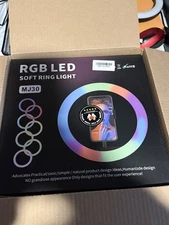 Bundle 1: Set of 3 RGB LED Ring Lights with Adjustable Brightness