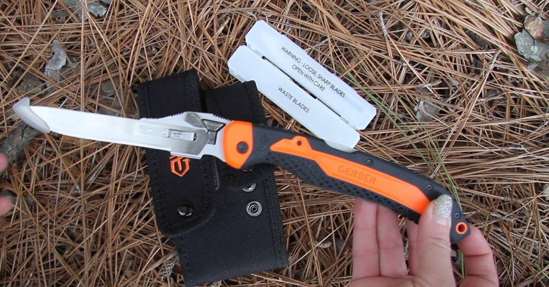 Gerber Vital Big Game Folder Exchangeable Blade w/ Sheath 31-003053