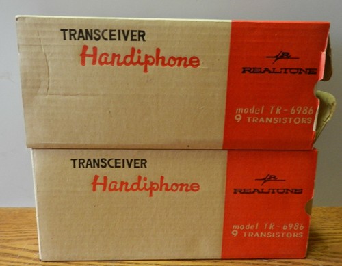 TR-6986 Radio Transceptor Realtone Portátil Par de Walkie Talkies NUEVO en CAJA - Imagen 2 de 12