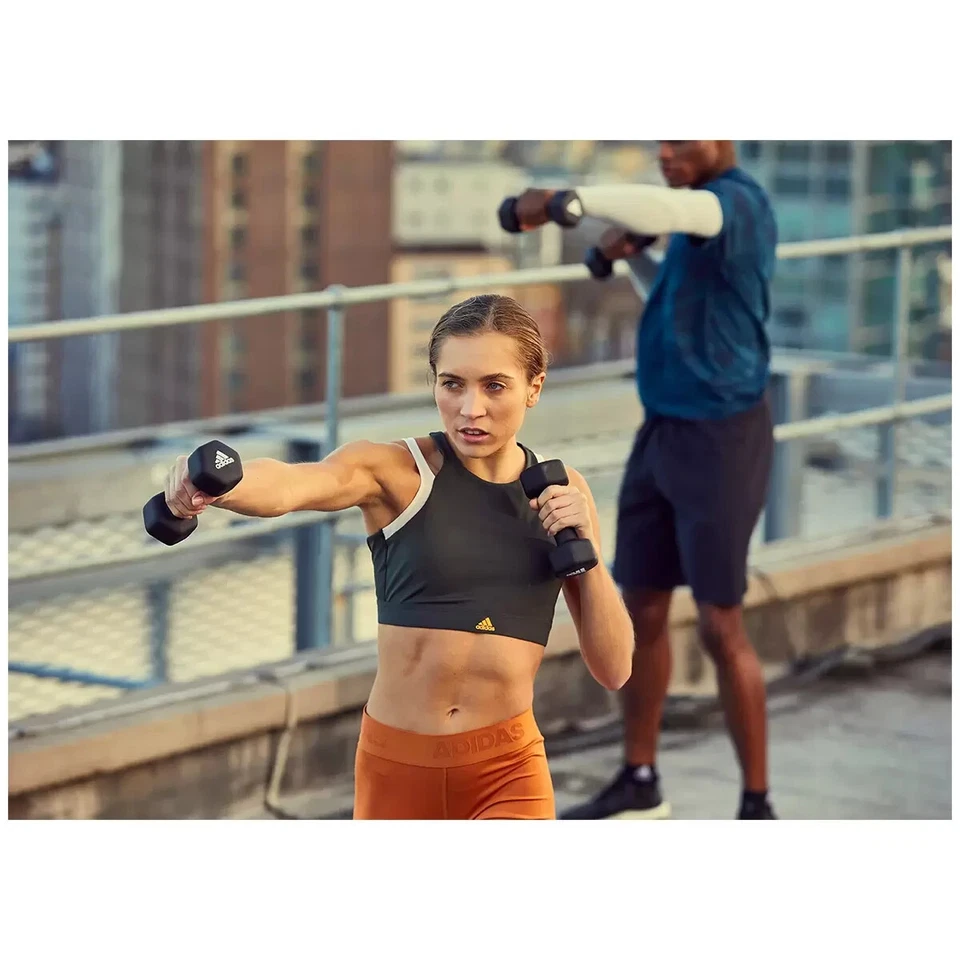 Adidas Dumbbells Weights Set Fitness Gym Workout Pair Of 1Kg ,2Kg, 3Kg, 4Kg, 5Kg - image 4 of 4