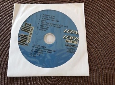 LEONA LEWIS KARAOKE CDG R&B POP HITS QUIK HITZ QH-017 BLEEDING LOVE CD+G 