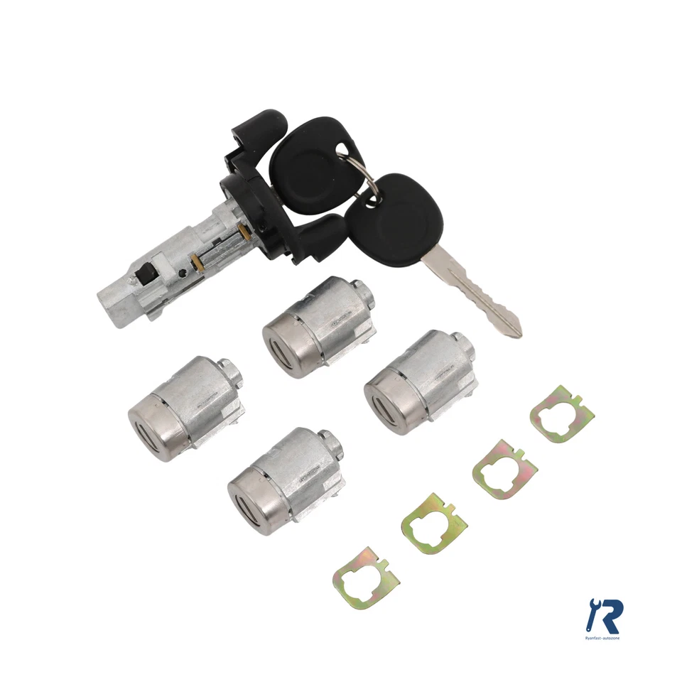 Ignition Switch Door Lock Cylinders w/ Keys for Chevy Express GMC Savana 02-07 - Image 3 of 4