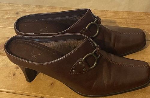 OK Brown-Whitney- mule 3” heel size 8.5 - Picture 4 of 7