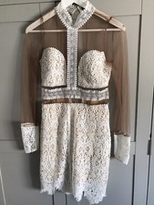 Cream Lace Pretty Little Thing Dress Size 8 