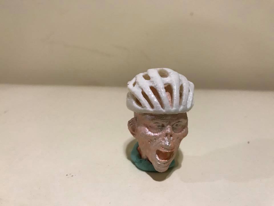1/6 Scale Bicycle Helmet V1 (unpainted)
