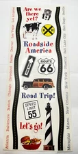LARGE Sheet Paper House Sticky Pix ROAD TRIP Scrapbook Stickers Route 66 Lets GO