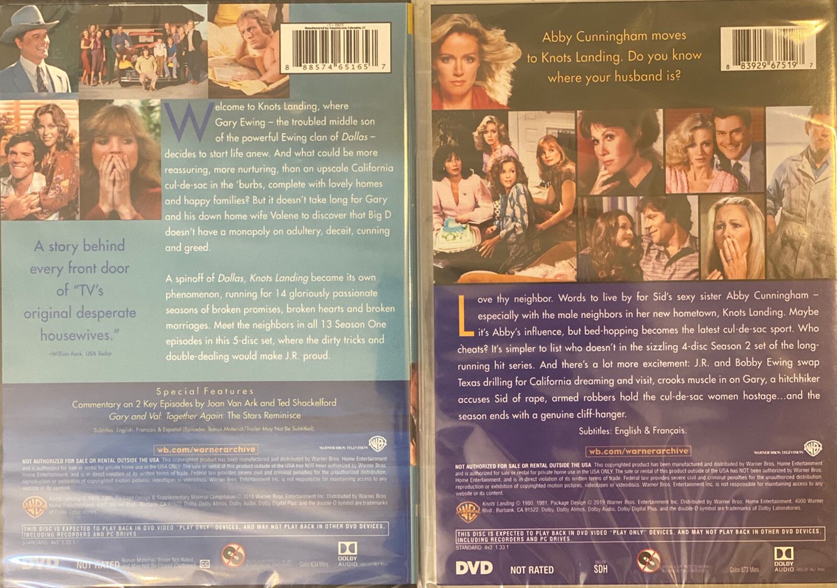 Knots Landing The Complete First&Second Season 1+2(DVD Sets,9