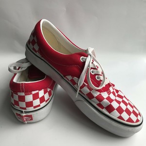 vans authentic platform red