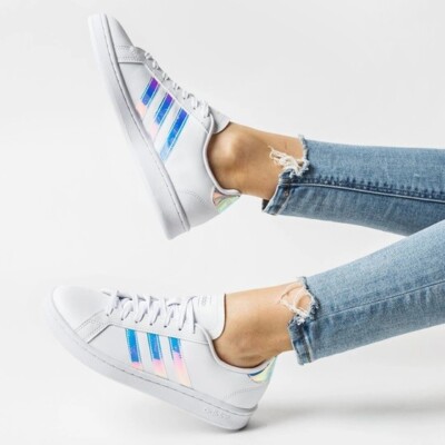 adidas GRAND COURT Mädchen Sneaker Turnschuhe Schuhe 37 1/3