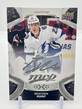 2021-22 MVP Base Silver Script #186 Brayden Point - Tampa Bay Lightning