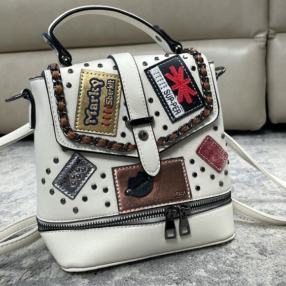 バッグ Japanese Label real leather patchwork Bag × Japanese Brand × Leather RARE‼️ JAPAN PATCHWORK