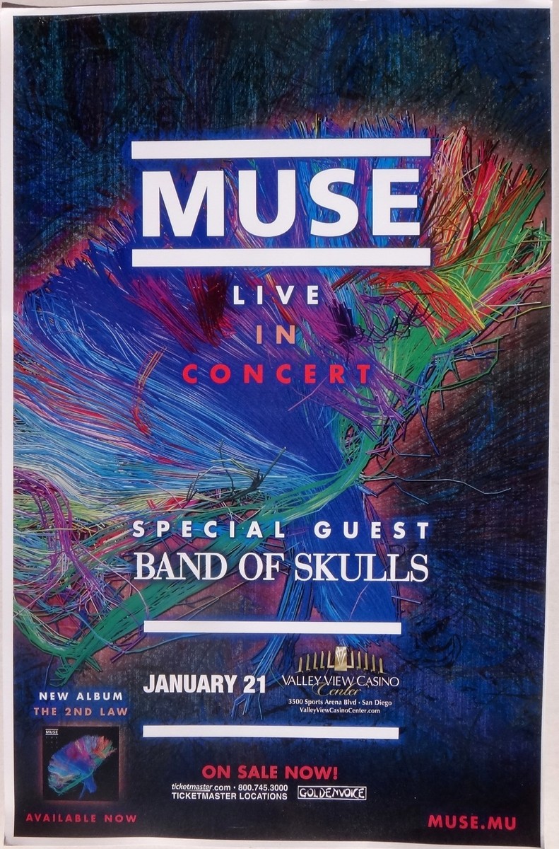 MUSE / BAND OF SKULLS 2013 