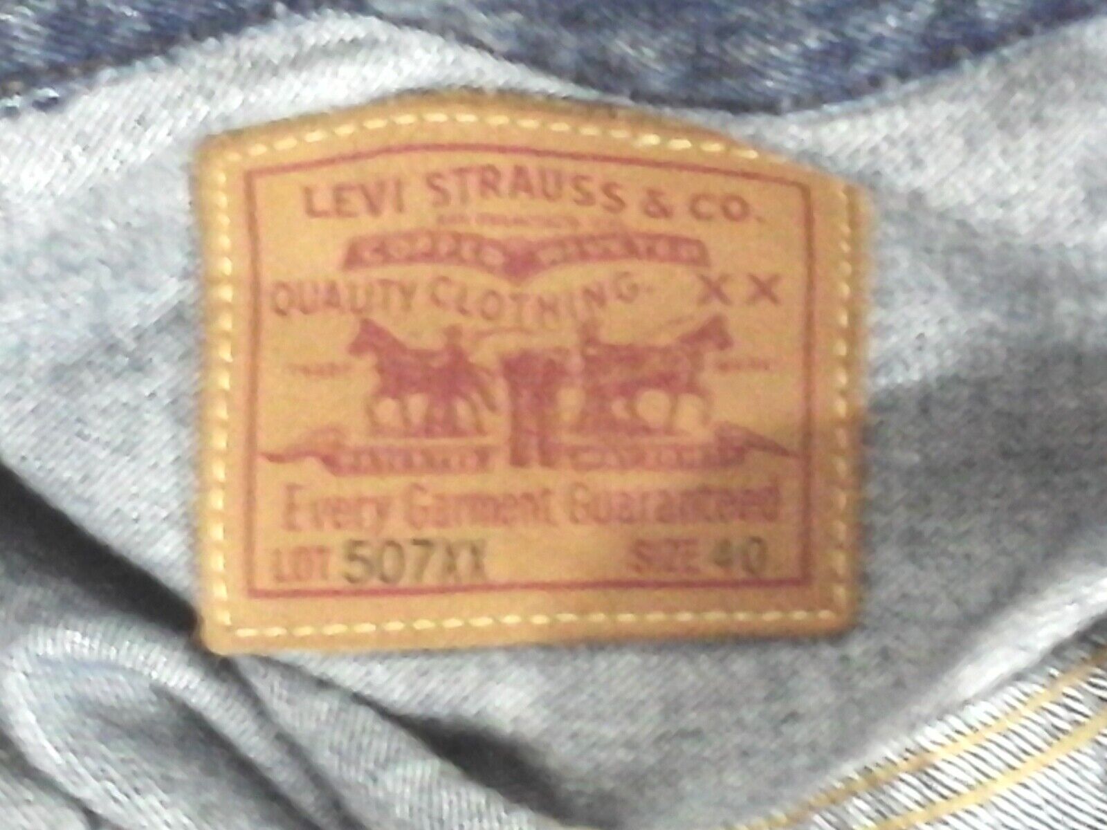 Interesting Levi's Vintage Clothing (LVC) 1953 Type 2 Raw Denim Jacket  Sample : r/rawdenim