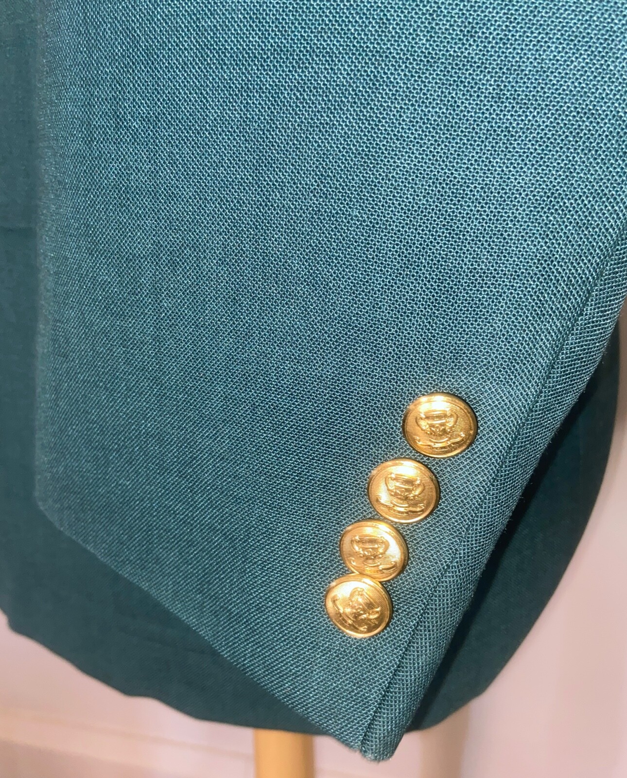 VTG JOHN WEITZ Men's 44S Green Blazer 
