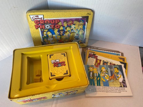 Juego de cartas de fotos de grupo vintage de Los Simpson usado - Imagen 2 de 3