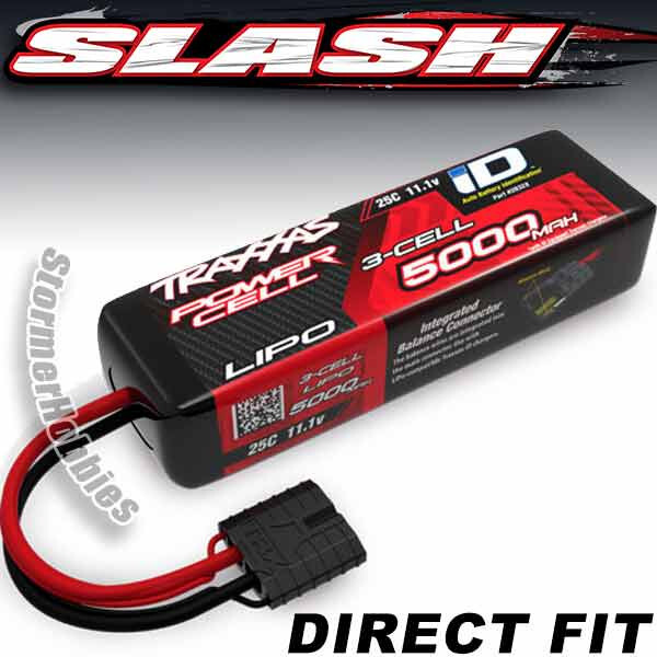 TRAXXAS LIPOバッテリー 3s 5000mAh 25c 2872X Traxxas Slash VXL 5000mah 3-cell Lipo Battery 2832x Direct