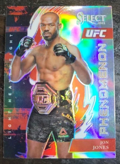2021 Select UFC Phenomenon JON JONES SILVER. 1St EDITION PANINI !!