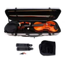 Violin Case 4/4 size Strong Carbon fiber Hard shell Oblong with Music sheet bag