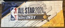 2024 NBA All-Star Game Banner Sign Indianapolis Pacers Bike Rack Cover 90x40