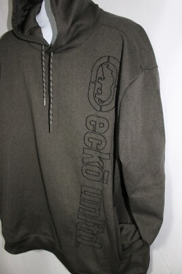 ECKO UNLTD PERFORMANCE GREEN HOODED SWEATSHIRT SZ:3XL 3X XXXL NWT