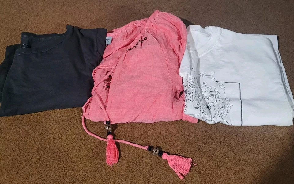 Fabric Scraps Textiles Cotton and/or Linen Patchwork Reuse Upcycle Recycle Sew - Image 3 of 4