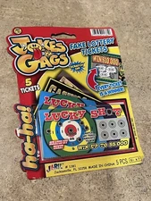 Jokes and Gags Fake Lucky Shot Lottery Tickets - 5 Tickets JA-RU Inc New
