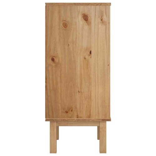 Retro Scandi Chest of Drawers Dresser Tallboy Storage Cabinet Bedroom Pine Wood - Picture 4 of 6