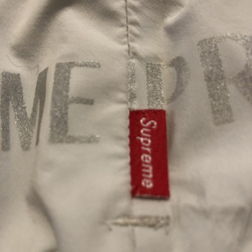 Supreme 3m reflective jacket White Jacket XL Zip Up Hooded Waterproof Taped Seam - Picture 5 of 19