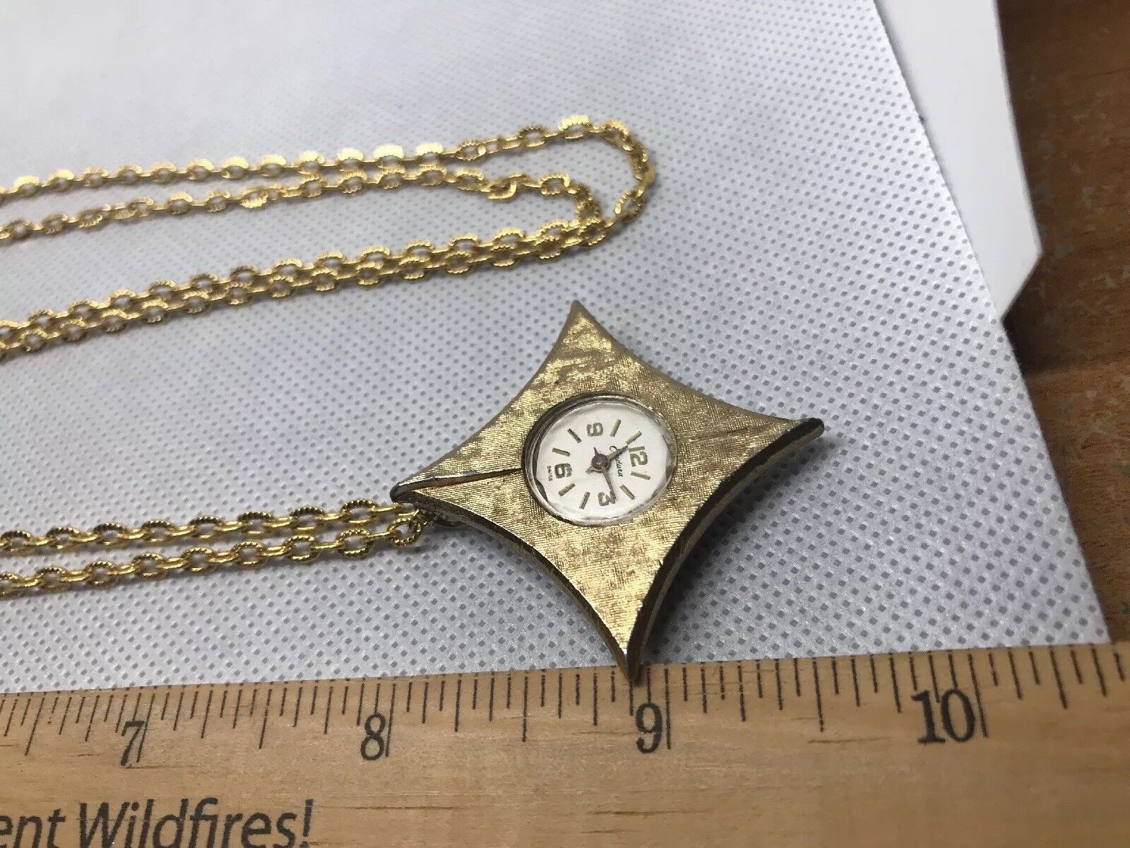 Aseikon Electra Wind Up Necklace Pendant Watch