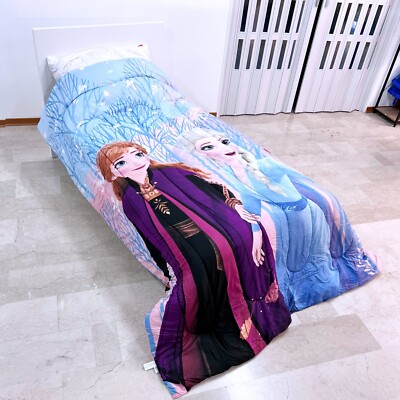 Disney Frozen II Edredón De Invierno Cama Individual 180x260cm
