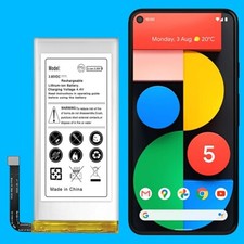 Large Power Displaceable Lithium Extra 4820mAh Battery Fits Google Pixel 5 GD1YQ