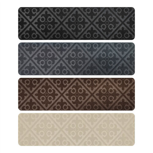 8in x 30in Carpet Stair Treads Anti Slip Stair Mats For Indoor Wooden Steps Rugs - Picture 2 of 16