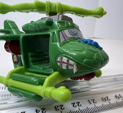 TMNT Mini Mutants Turtle Transport Helicopter Military Ninja Turtle Copter 1994 - Picture 2 of 24