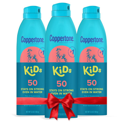 Kids Sunscreen Spray SPF 50, Water Resistant Spray Sunscreen for Kids, Pediatric