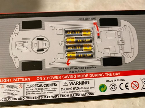Go Car LED Light Up Toy Action Sound, door open, music and rotation new - Picture 2 of 4