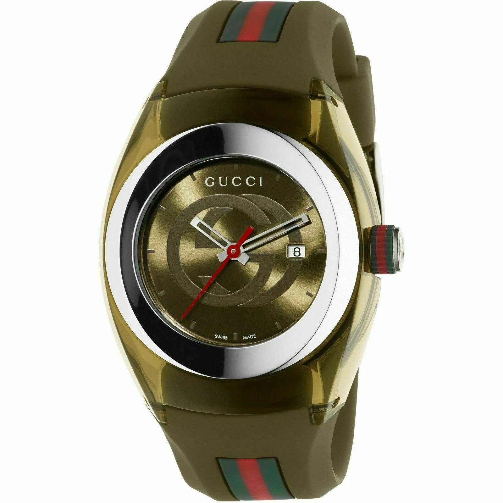 Montre Gucci Sync XXL neuve KAKI (YA137106)